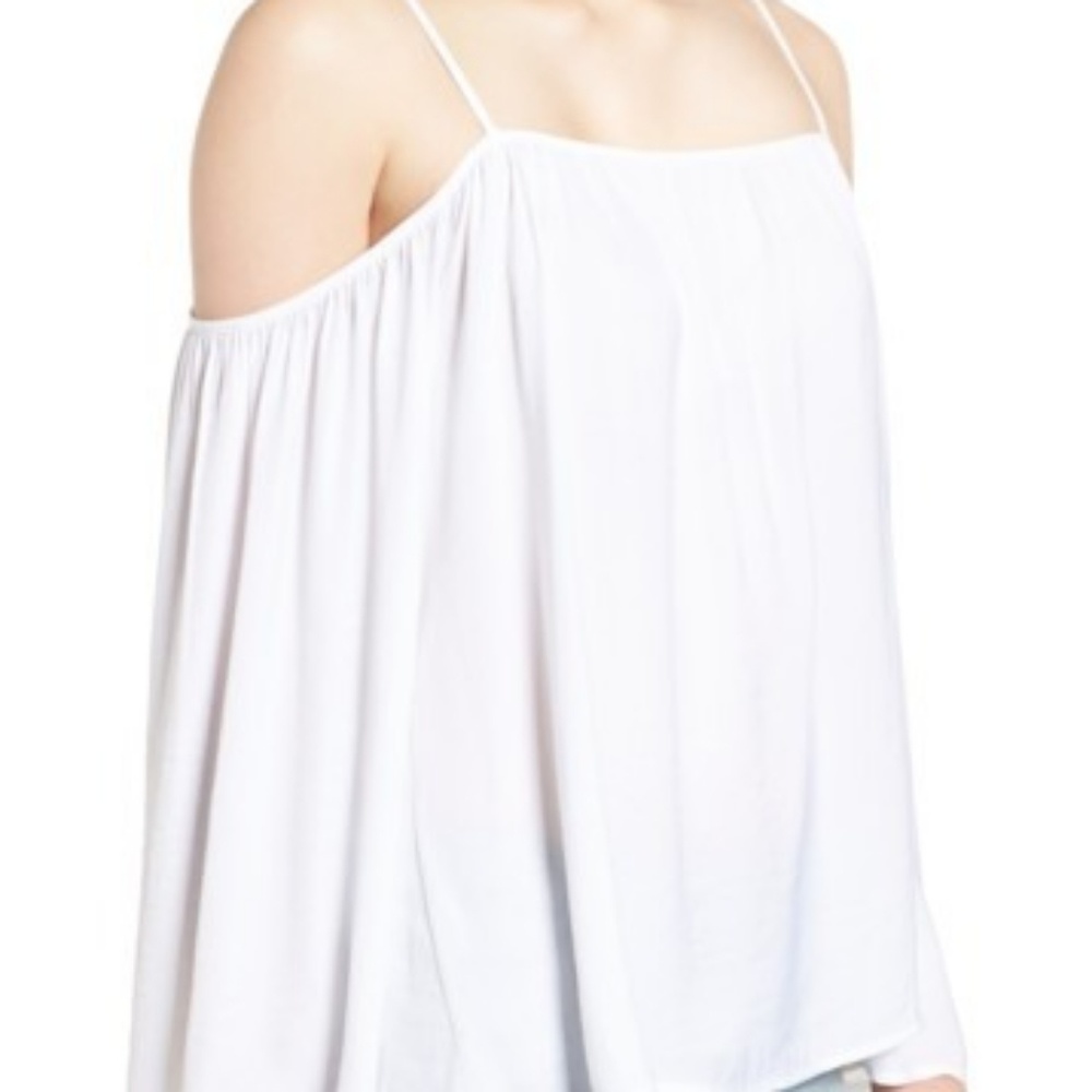 Vince Camuto white, off shoulder blouse